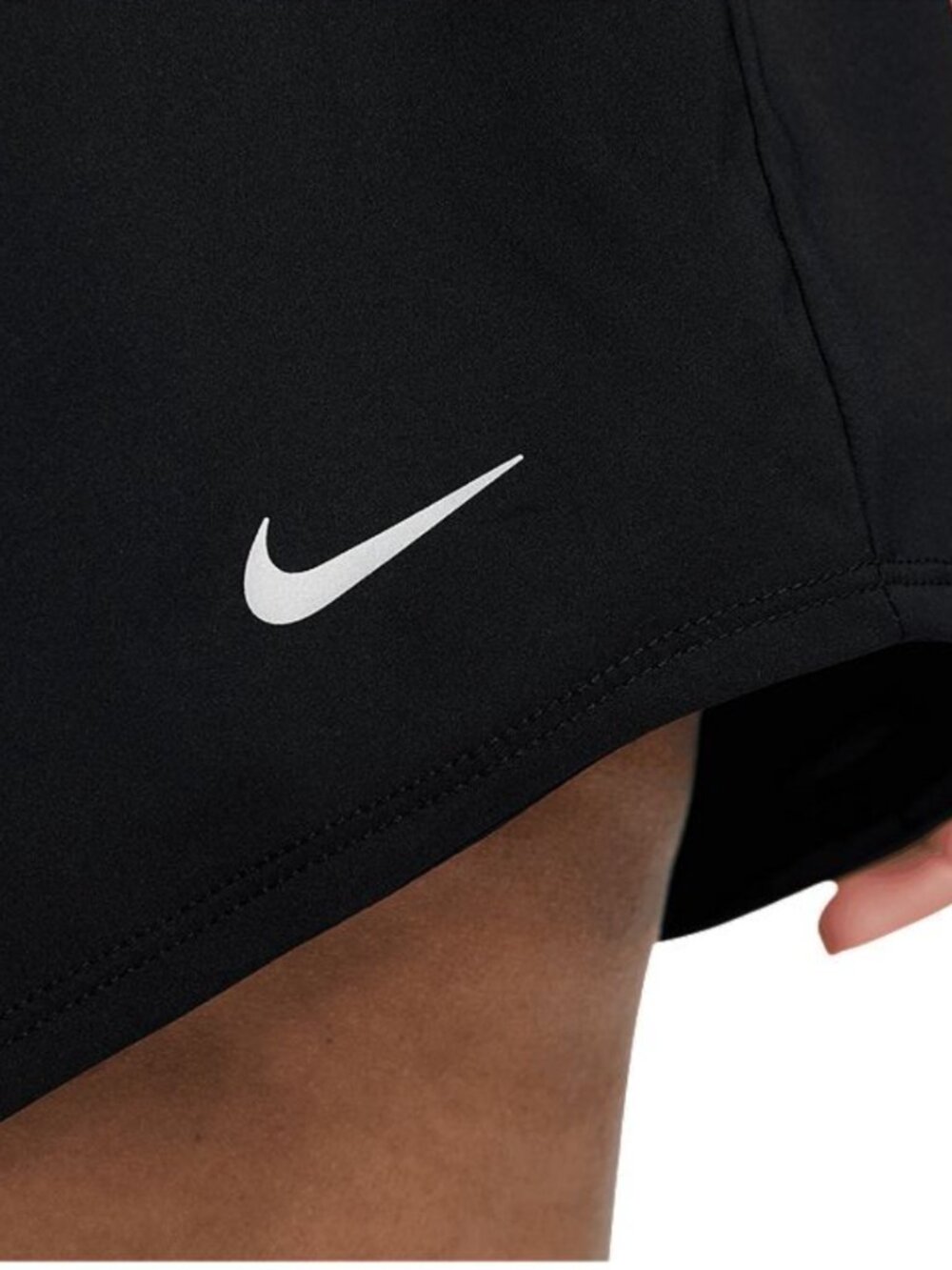 Nike Dri-FIT Womens Black High-Waist 3 Brief-Lined Shorts Workout Sport 2X NWOT - Picture 3 of 10